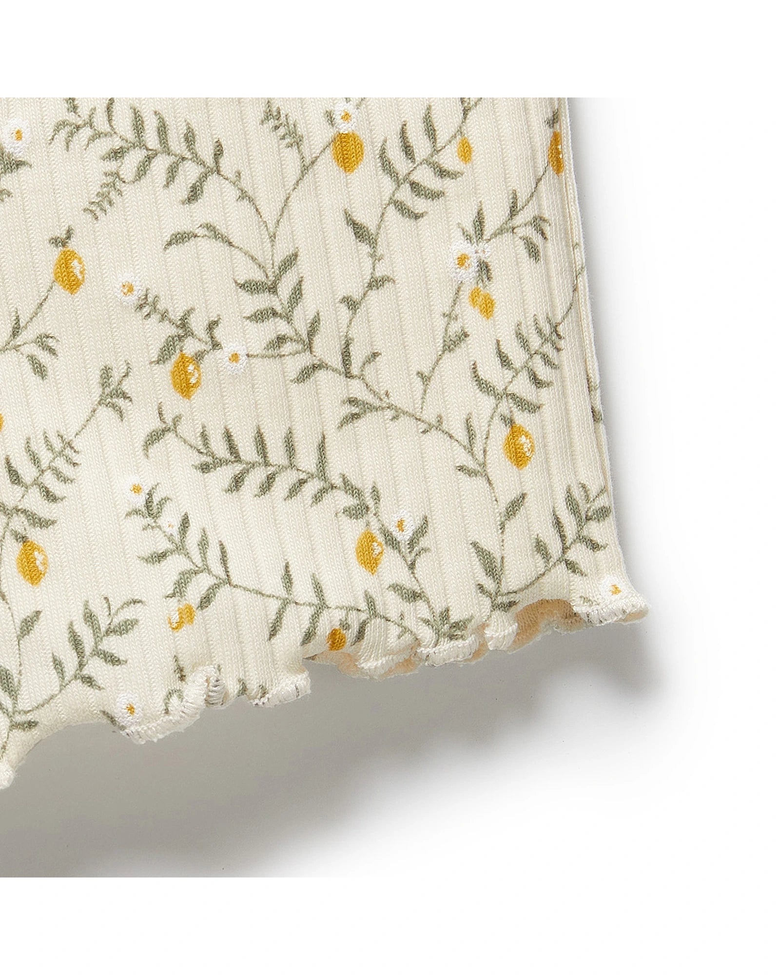 Wilson & Frenchy Lemon Leaf Organic Short 3-6 Months
