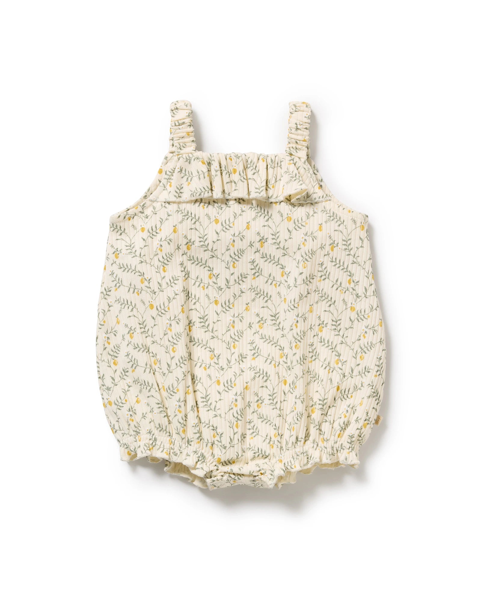 Wilson & Frenchy Lemon Leaf Organic Playsuit 3-6 Months