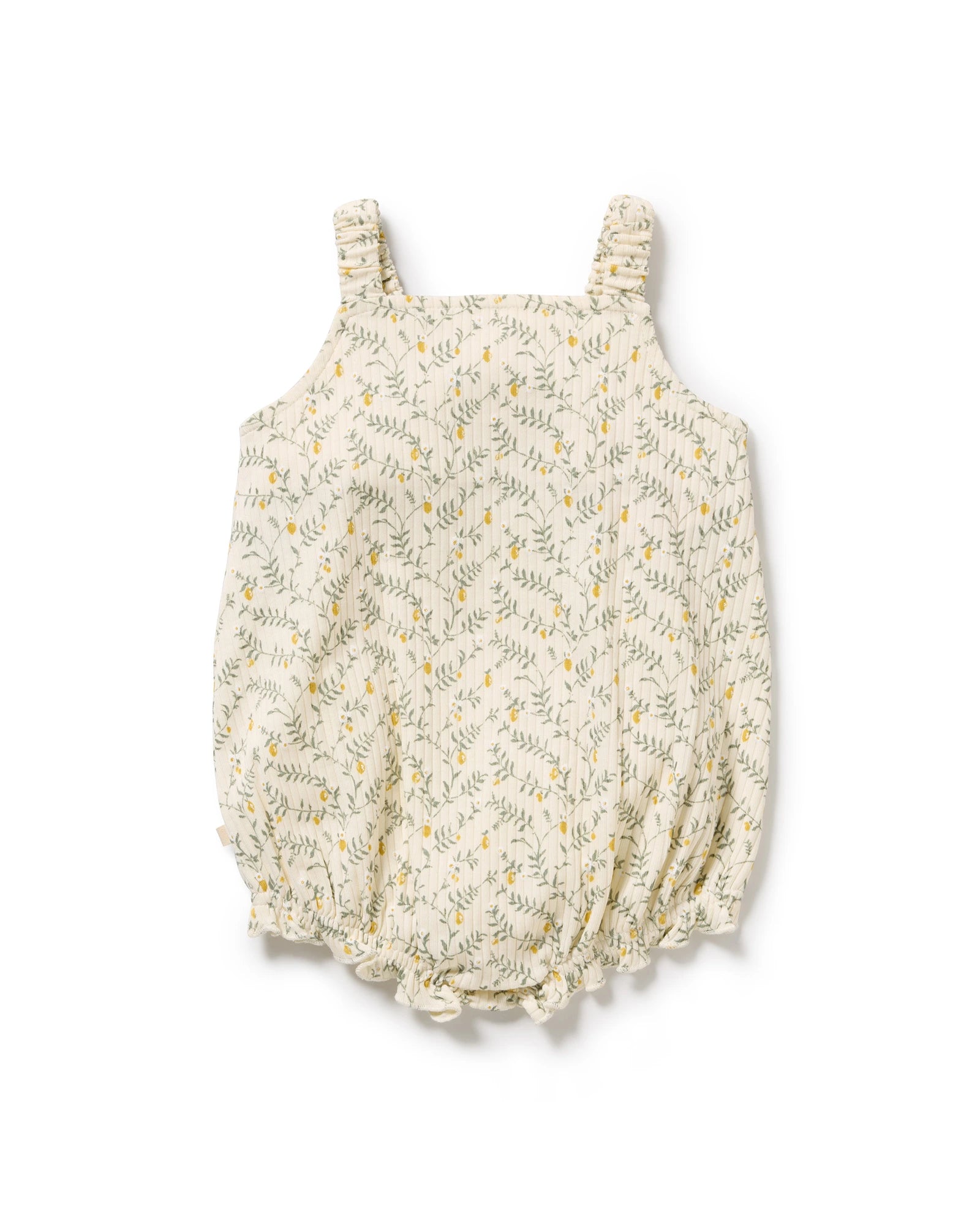 Wilson & Frenchy Lemon Leaf Organic Playsuit 3-6 Months