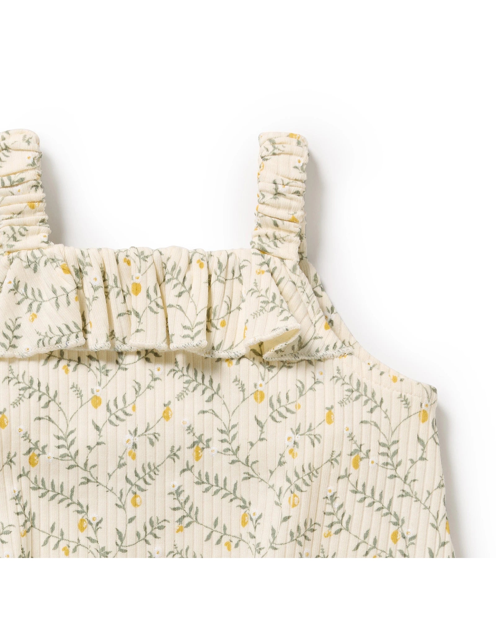 Wilson & Frenchy Lemon Leaf Organic Playsuit 3-6 Months