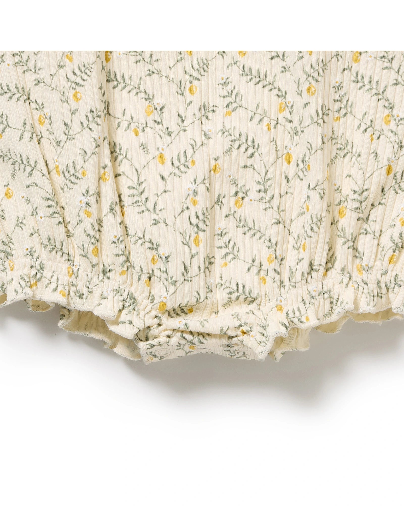 Wilson & Frenchy Lemon Leaf Organic Playsuit 3-6 Months