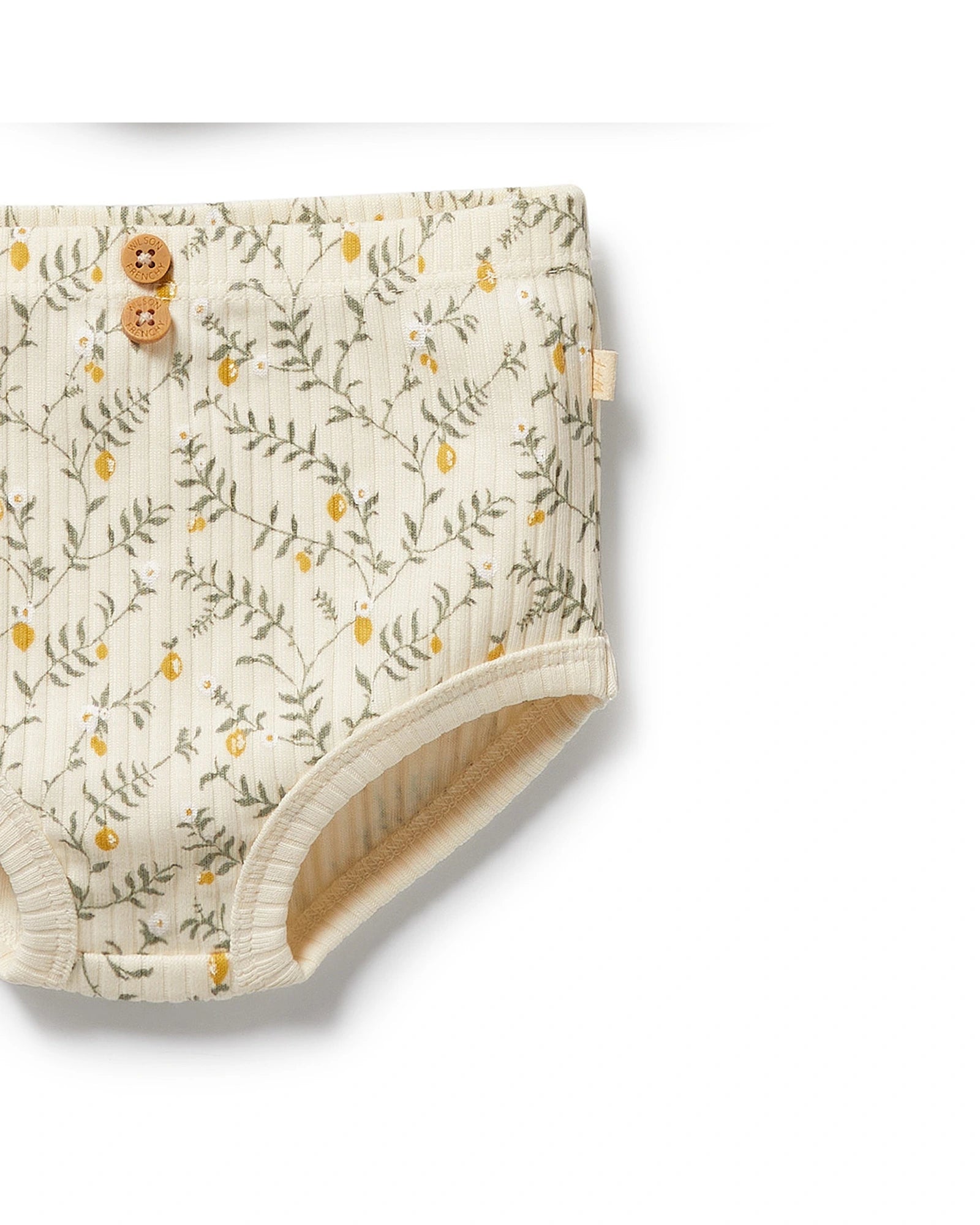 Wilson & Frenchy Lemon Leaf Organic Dress Set 3-6 Months