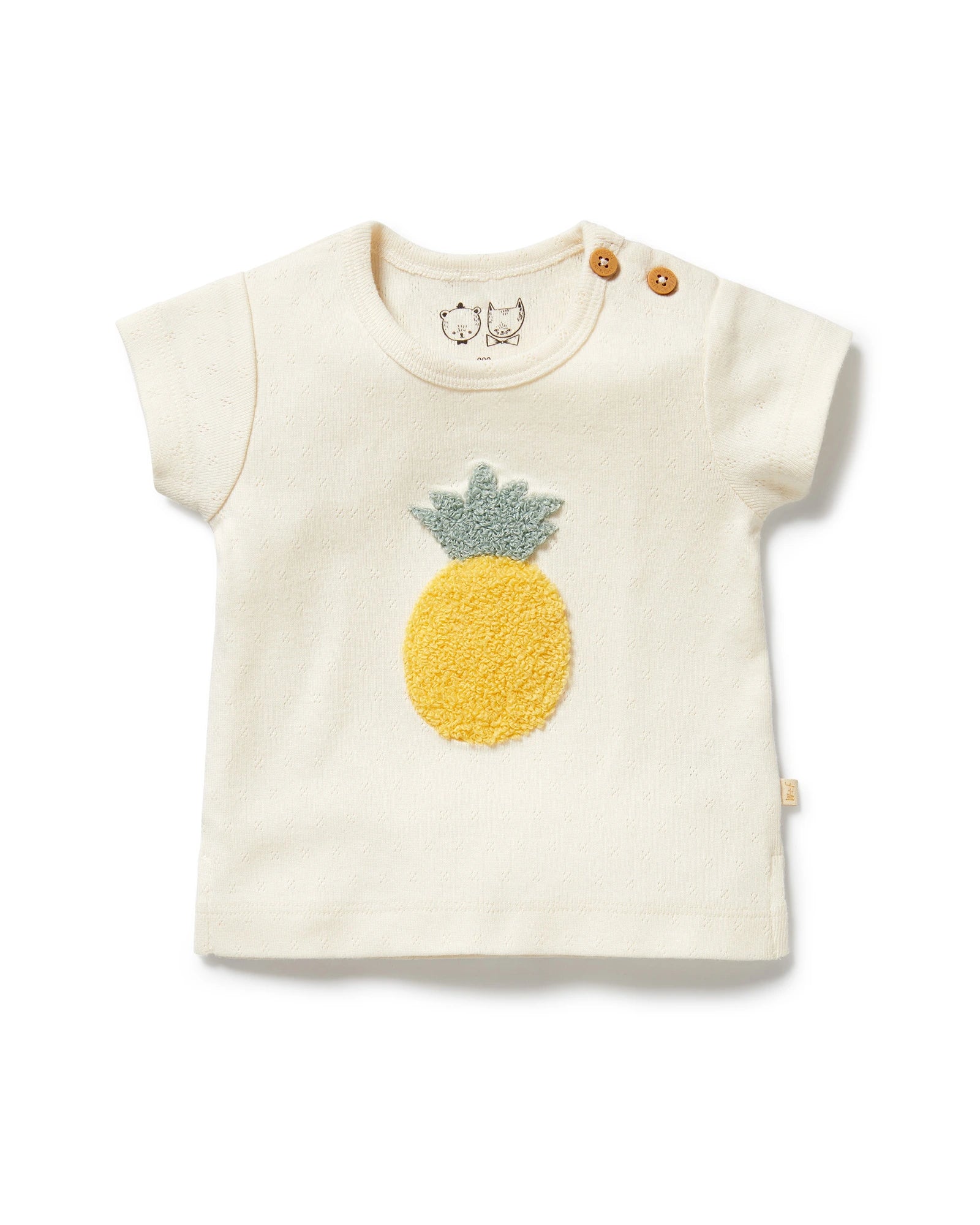 Wilson & Frenchy Piney Pals Organic Pointelle Tee 12-18 Months