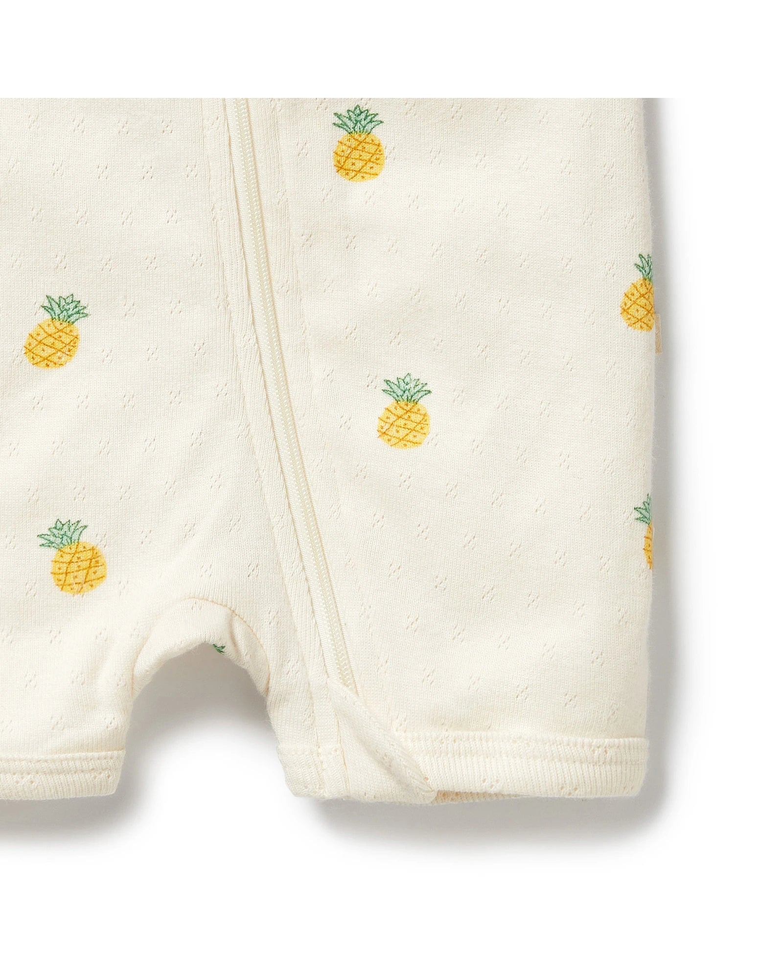 Wilson & Frenchy Piney Pals Organic Pointelle Boyleg Zipsuit 0-3 Months