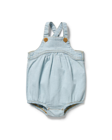 Wilson & Frenchy Organic Denim Bodysuit 6-12 Months