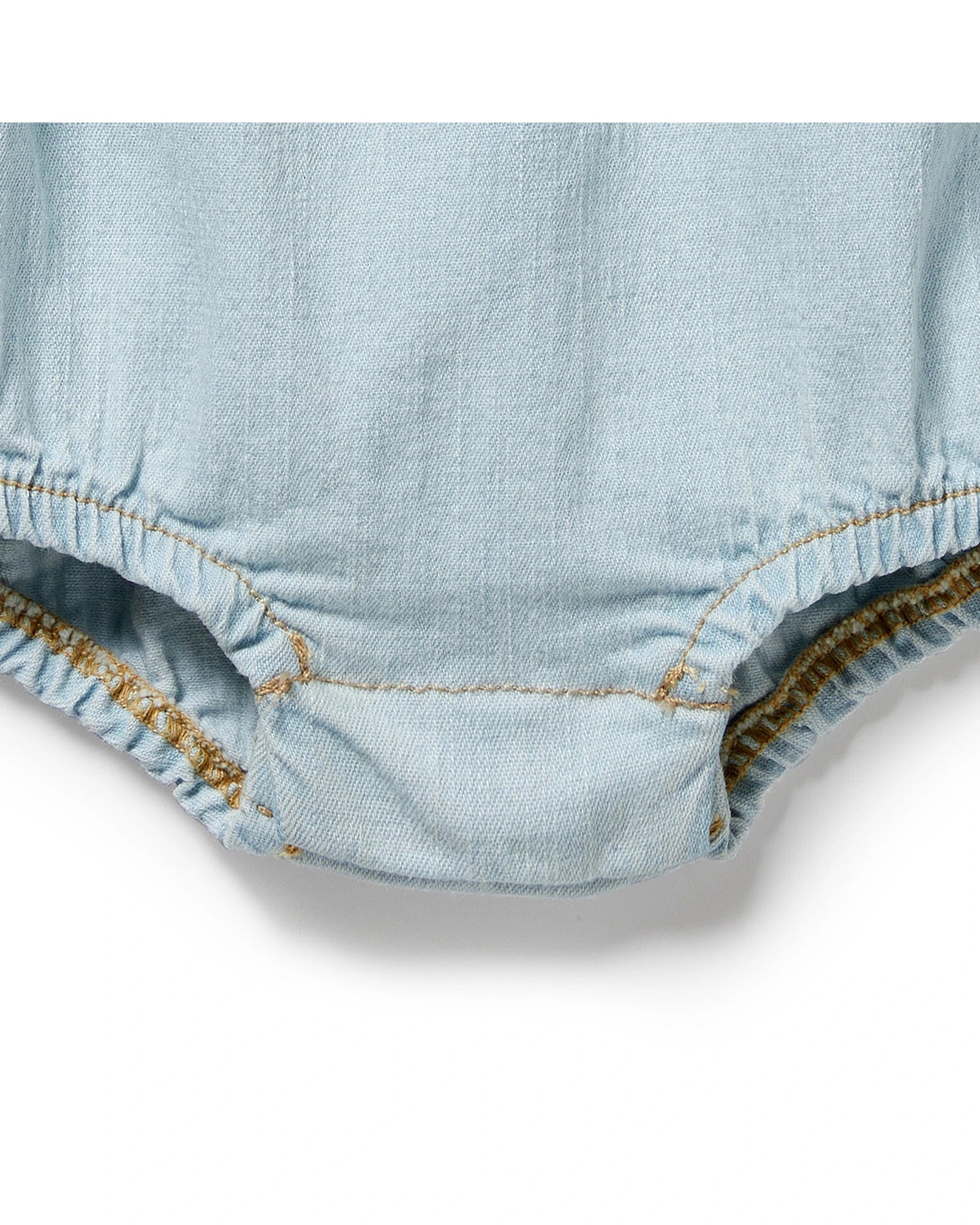 Wilson & Frenchy Organic Denim Bodysuit 18-24 Months