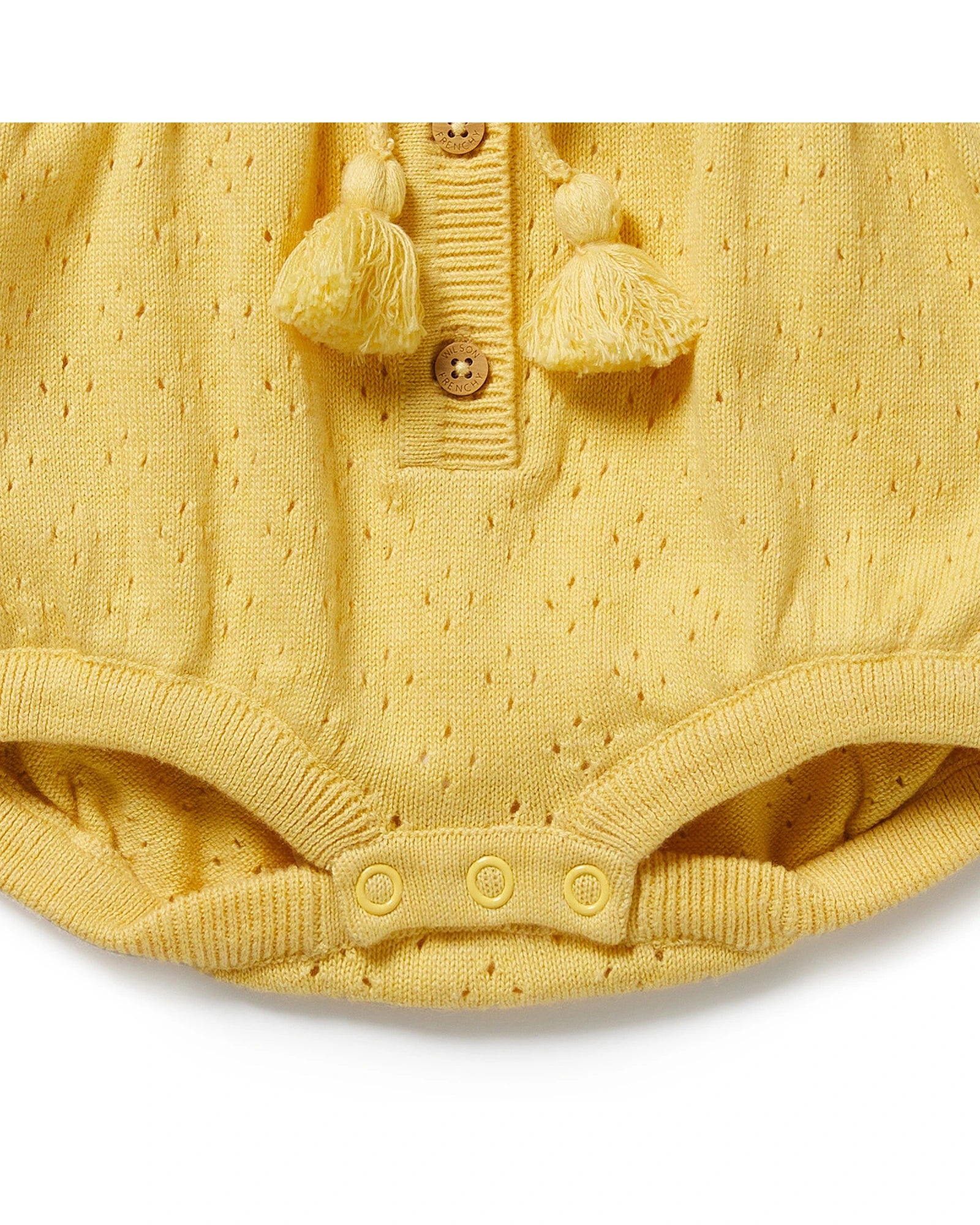 Wilson & Frenchy Sunny Sorbet Organic Knitted Tie Bodysuit 12-18 Months
