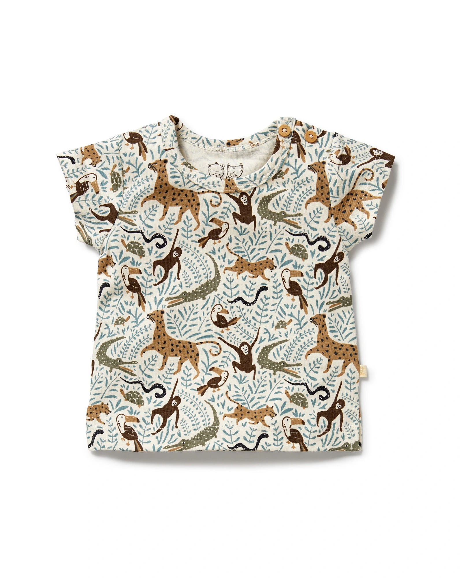 Wilson & Frenchy Mini Jungle Organic Tee 3-6 Months