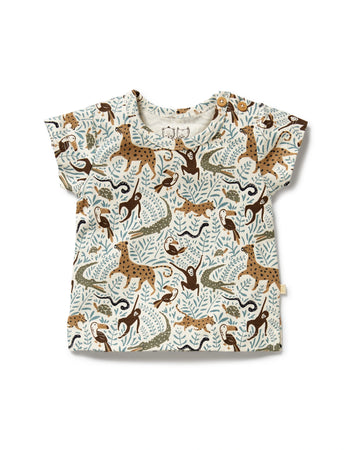 Wilson & Frenchy Mini Jungle Organic Tee 3-6 Months