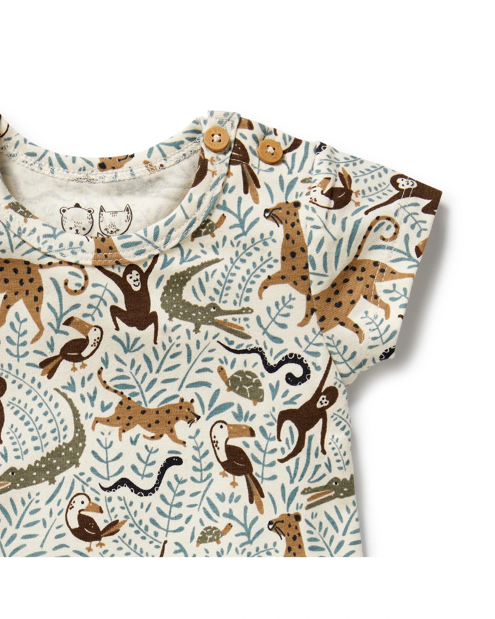 Wilson & Frenchy Mini Jungle Organic Tee 3-6 Months