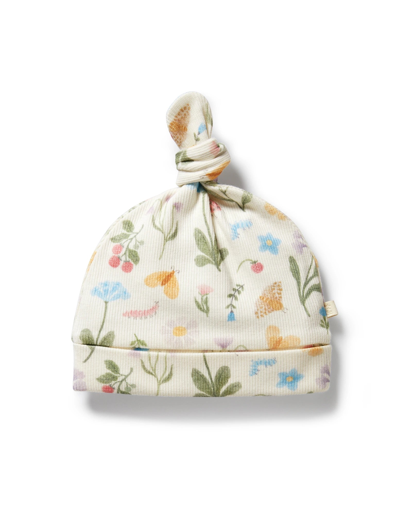 Blooming Bliss Organic Rib Knot Hat