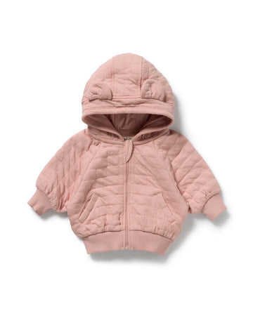Rose Organic Quilted Jacket 0-3 mths