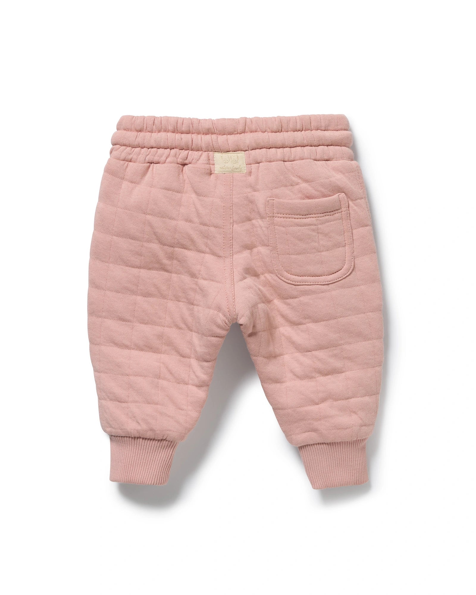 Rose Organic Quilted Sweat Pant 0-3 mths