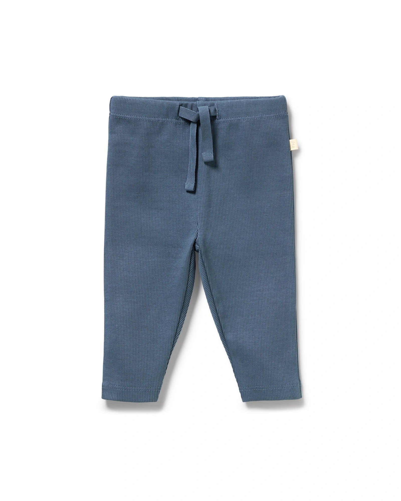 Twilight Blue Organic Rib Legging 12 -18mths