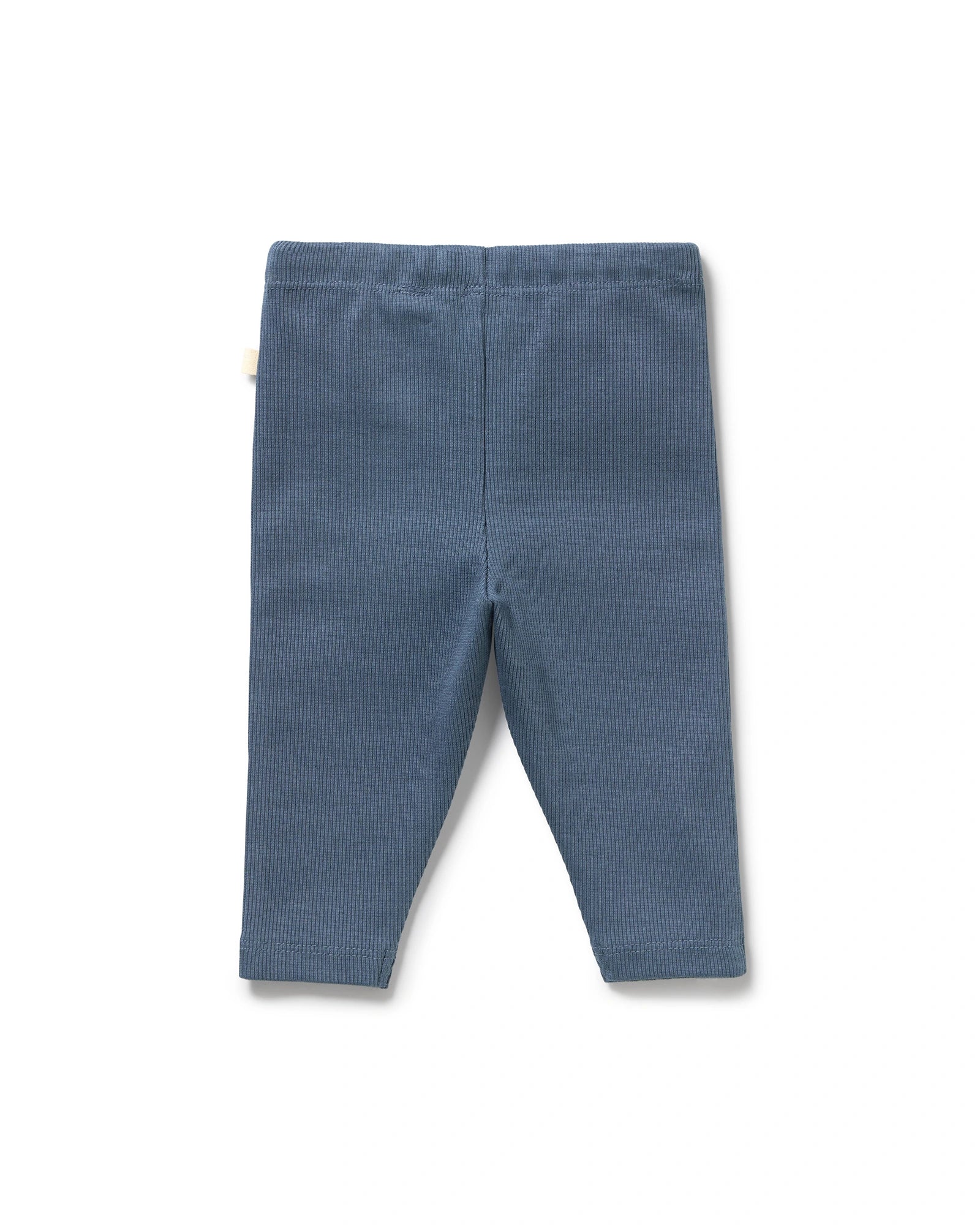 Twilight Blue Organic Rib Legging 12 -18mths