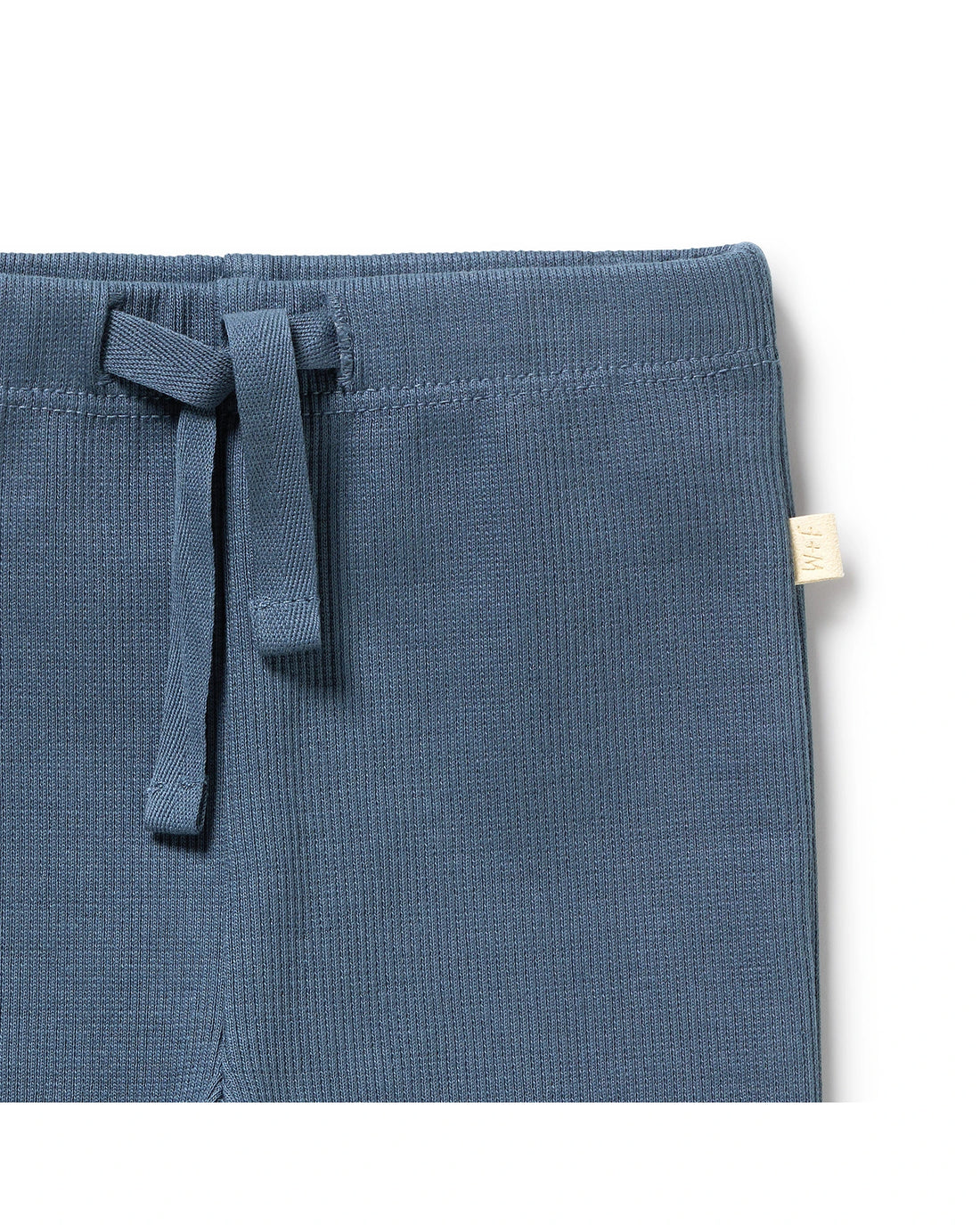 Twilight Blue Organic Rib Legging 0-3 mths