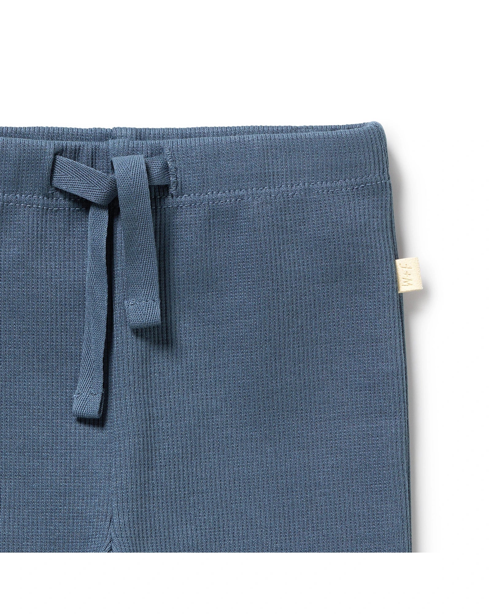 Twilight Blue Organic Rib Legging 12 -18mths