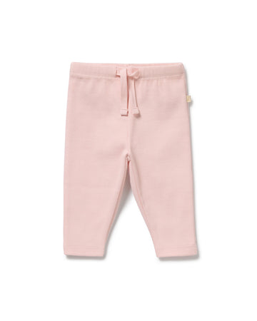 Strawberry Cream Organic Rib Legging 6-12 mths