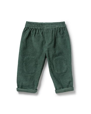Moss Green Organic Cord Pant 18-24 mths