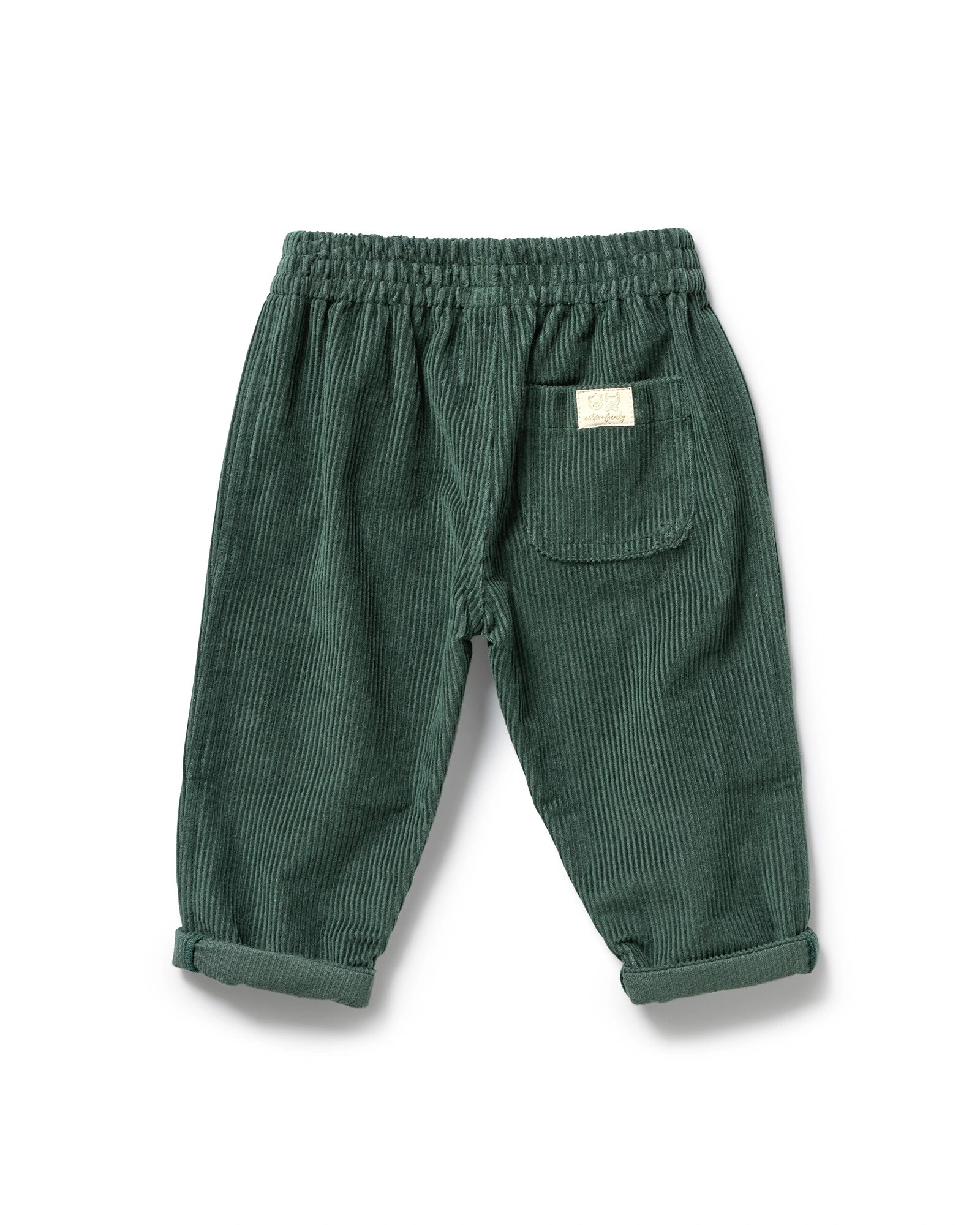 Moss Green Organic Cord Pant 18-24 mths