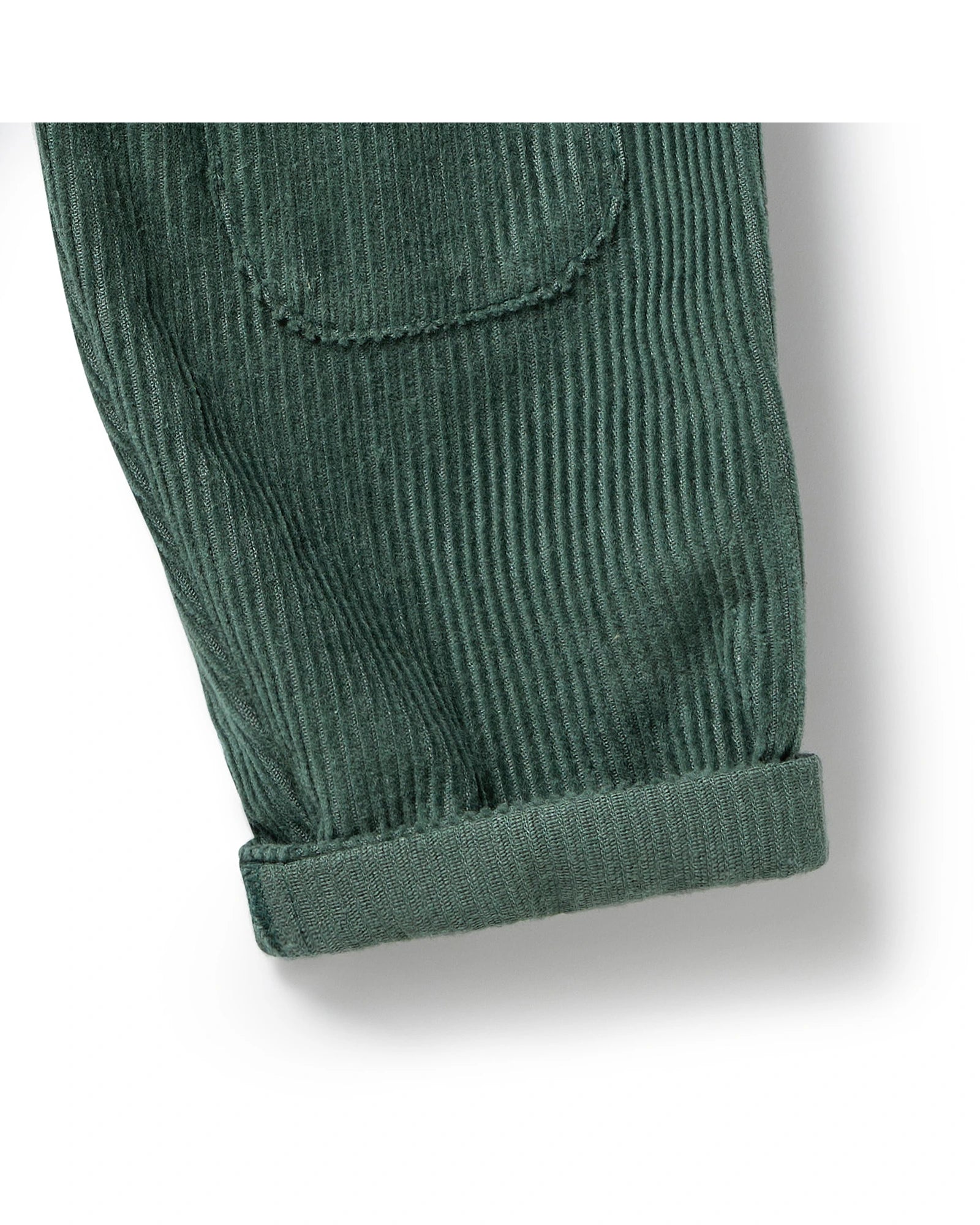 Moss Green Organic Cord Pant 18-24 mths