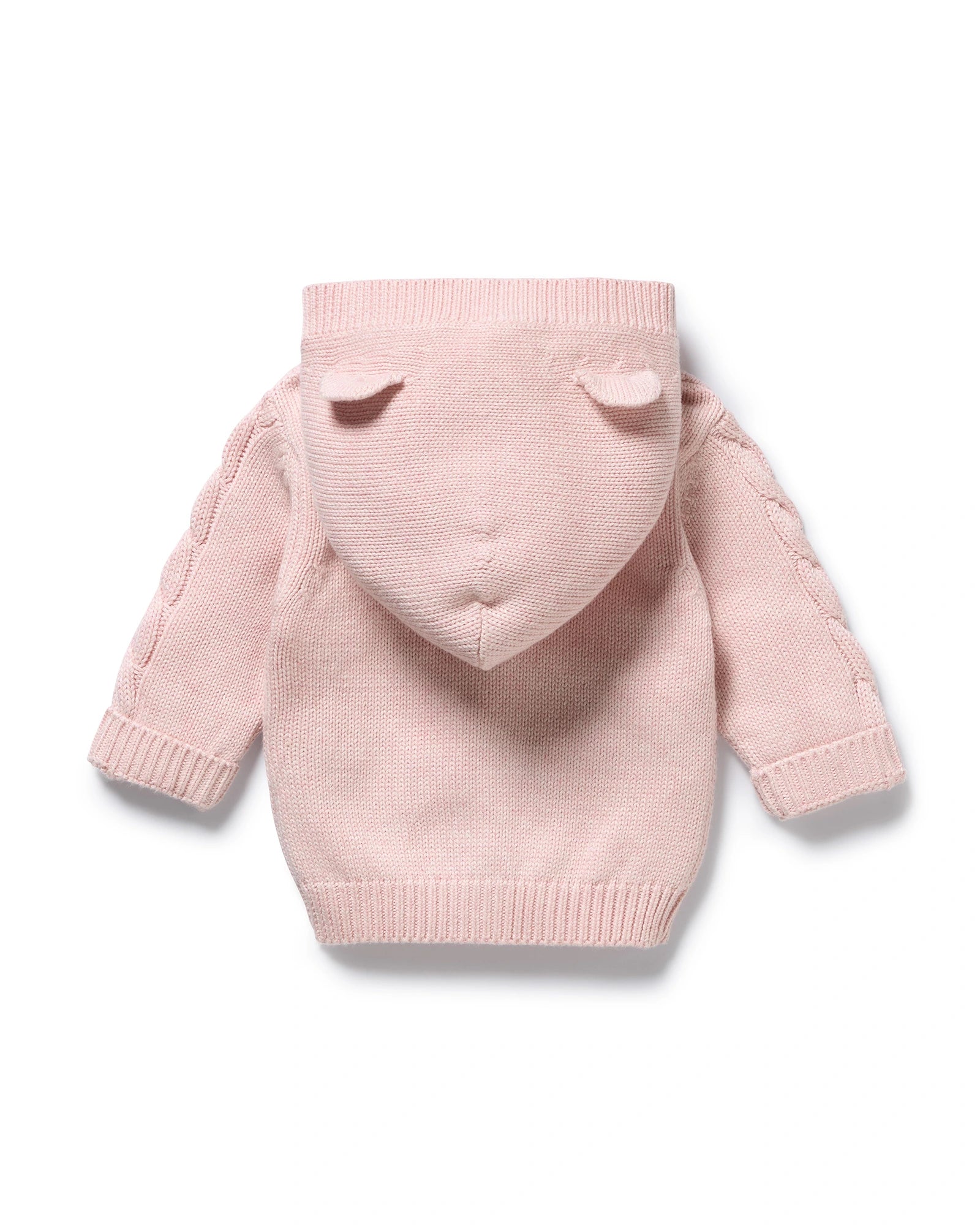 Marshmallow Organic Knitted Cable Jacket 0-3 mths