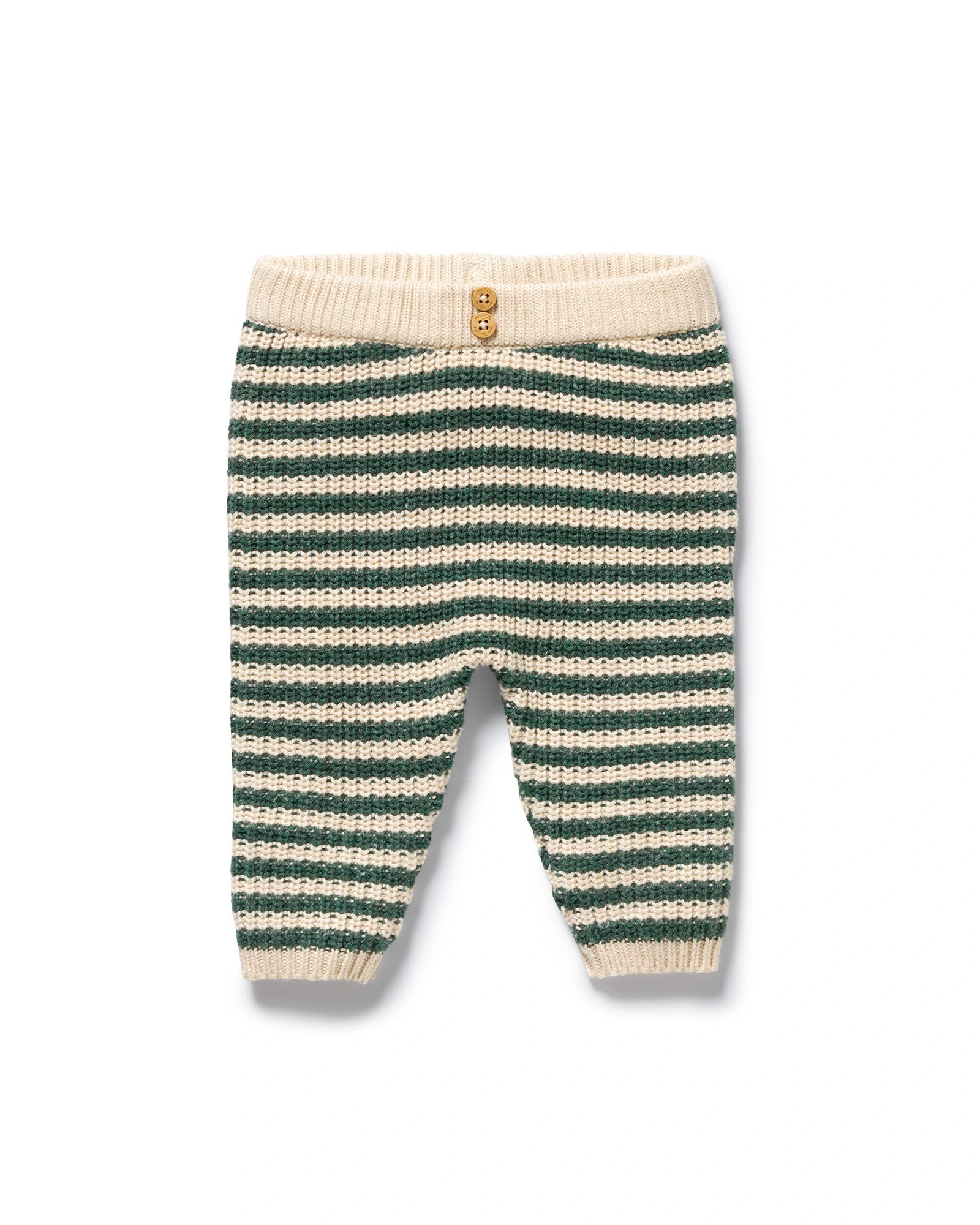 Clover Organic Knitted Stripe Legging 0-3 mths