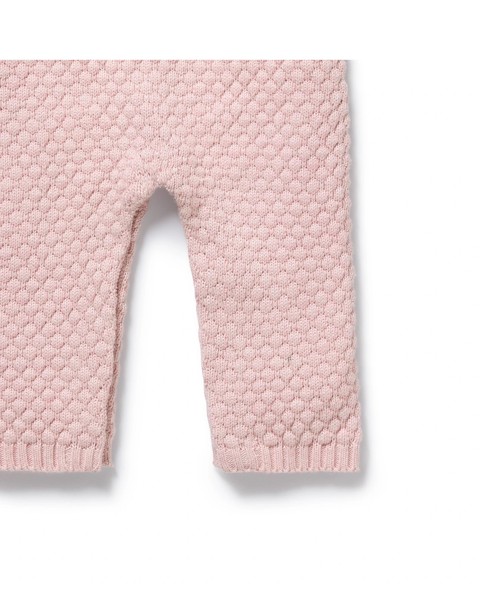 Marshmallow Organic Knitted Bubble Ruffle Overall 6-12 mths