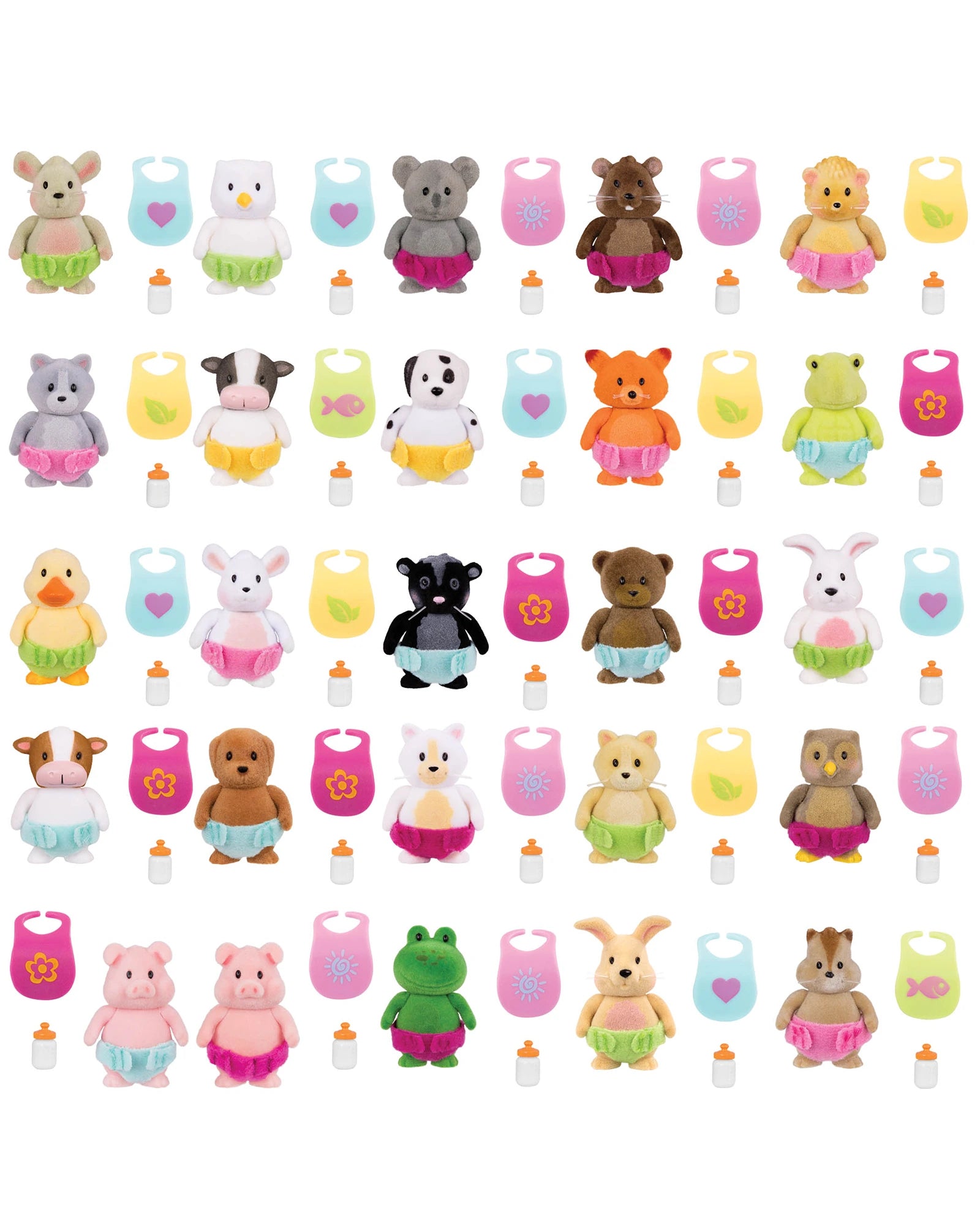 Babeez Surprise Baby Animal Toy Set with Accessories - Assorted