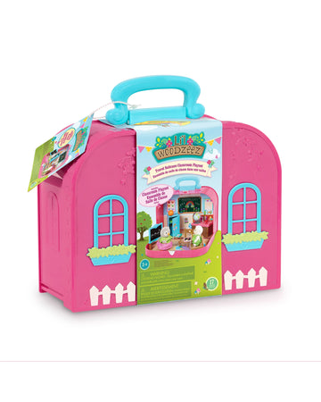 Travel Suitcase Classroom Playset Miniature School Set in Carry Case