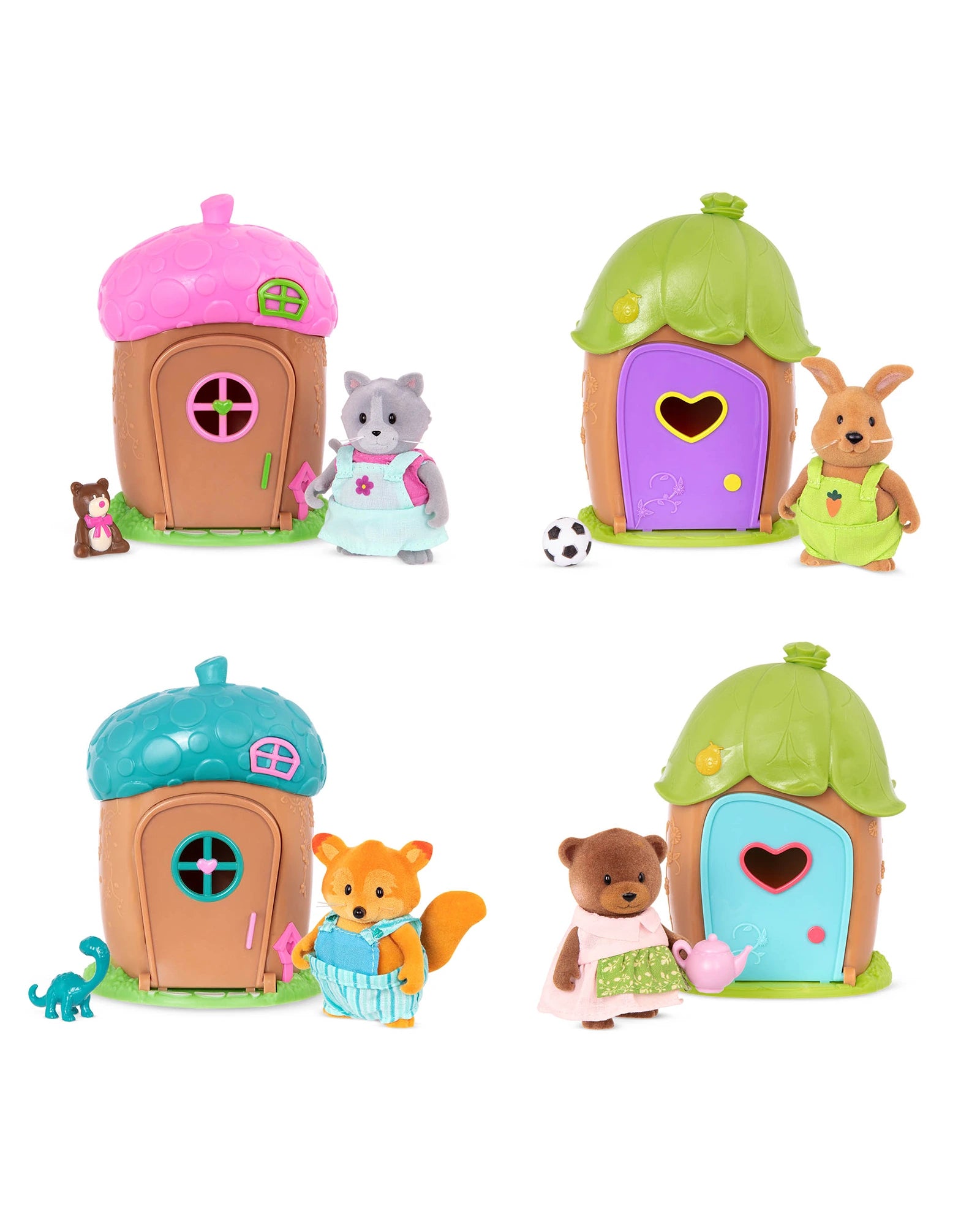 Mini Acorn House Surprise Toy Figurine with Mini House