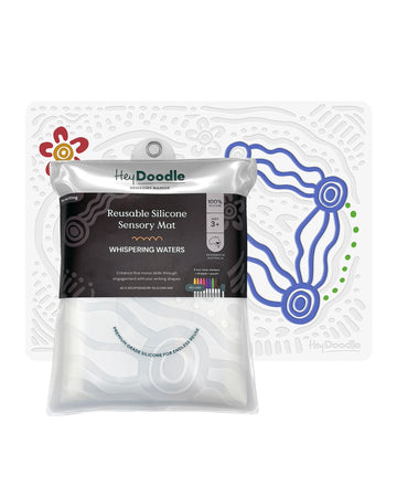 HeyDoodle Whispering Waters Sensory Colouring & Doodle Mat