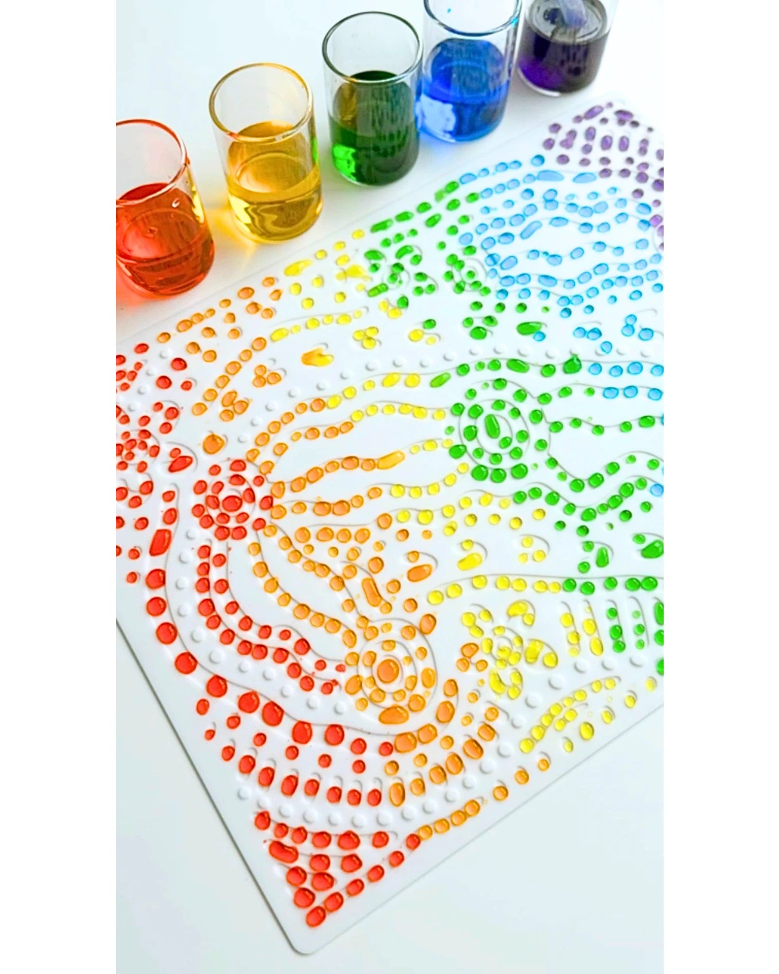 HeyDoodle Whispering Waters Sensory Colouring & Doodle Mat