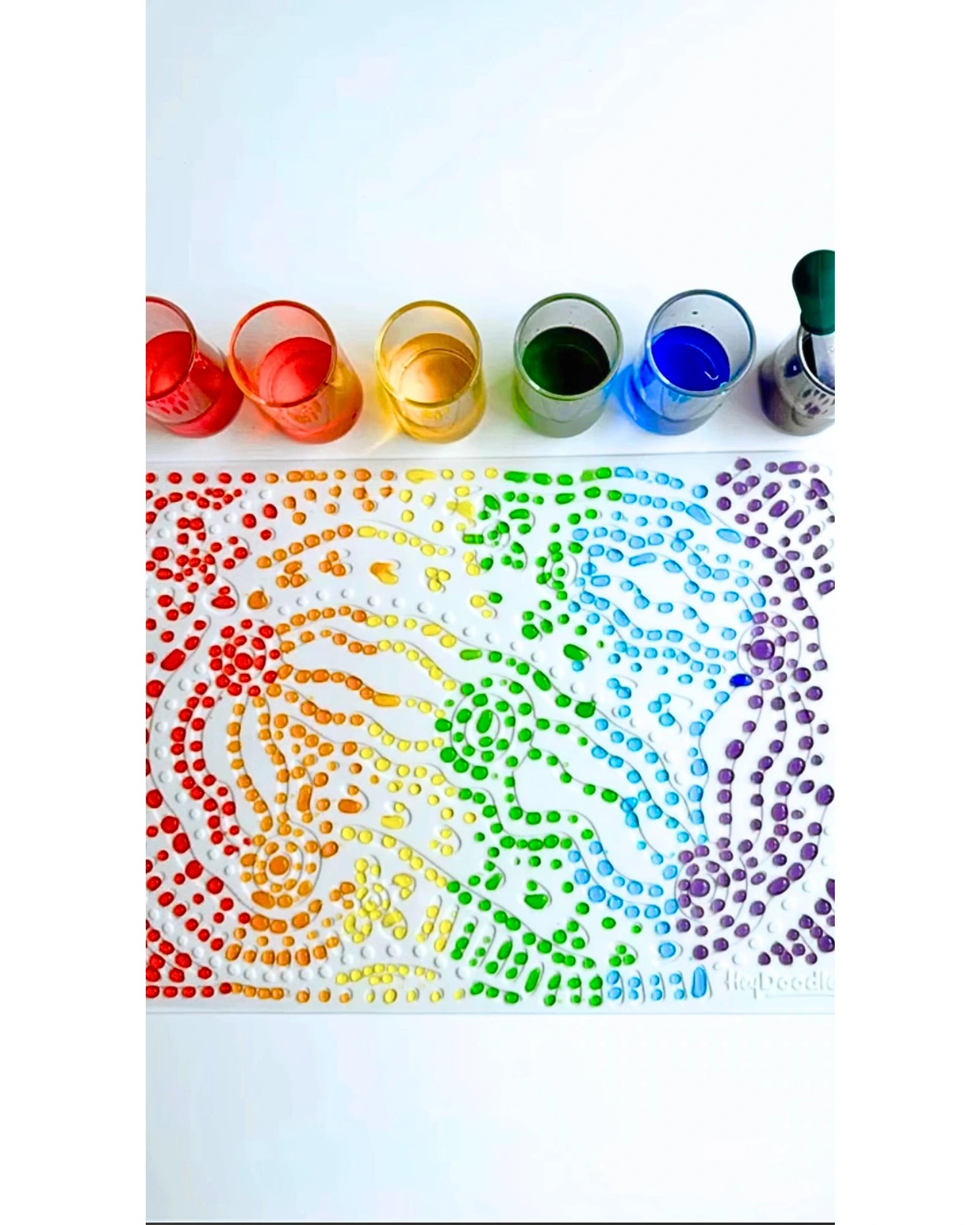 HeyDoodle Whispering Waters Sensory Colouring & Doodle Mat
