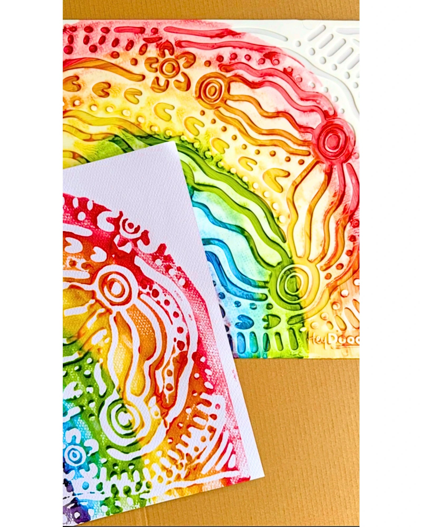 HeyDoodle Whispering Waters Sensory Colouring & Doodle Mat
