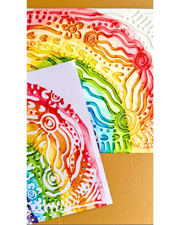 HeyDoodle Whispering Waters Sensory Colouring & Doodle Mat