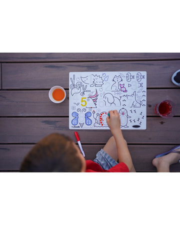 HeyDoodle Wild Digits Sensory Colouring & Doodle Mat