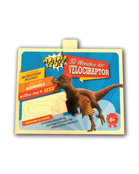 Wonderstuff 3D Wooden Dinosaur Kits - Assorted