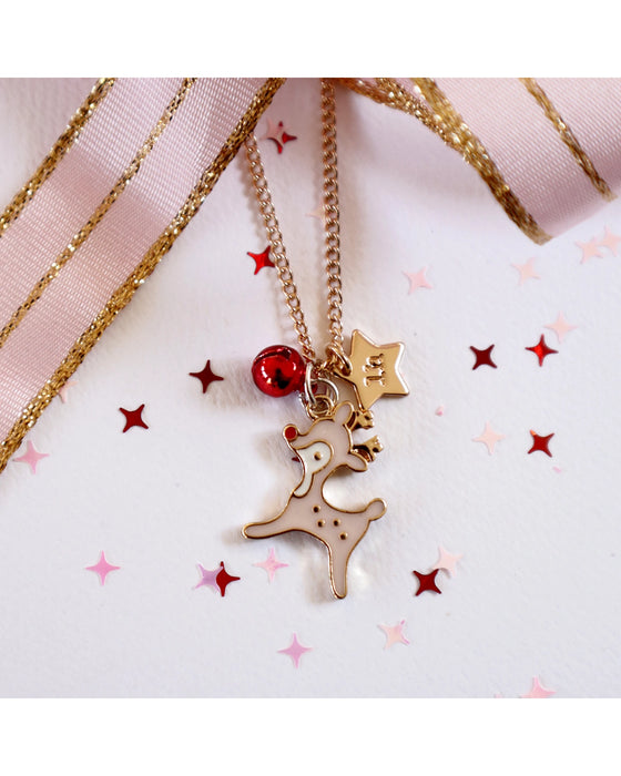 Lauren Hinkley Jingle Bell Reindeer Necklace
