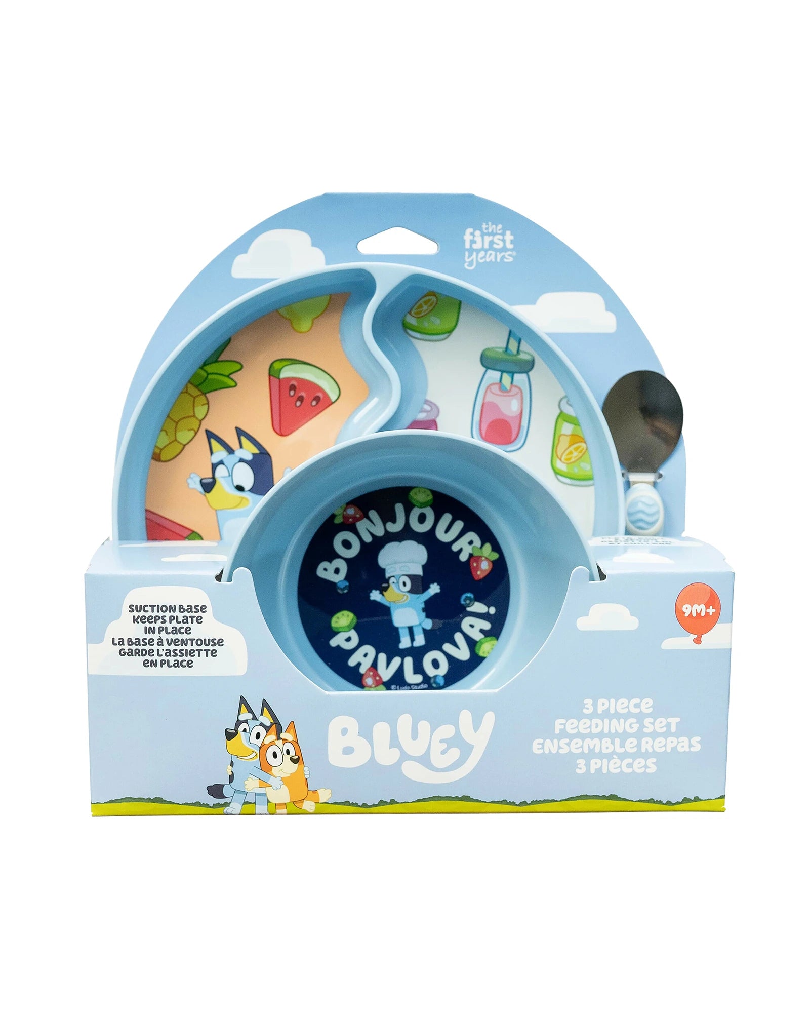 Bluey 3 Piece Mealtime Feeding Set