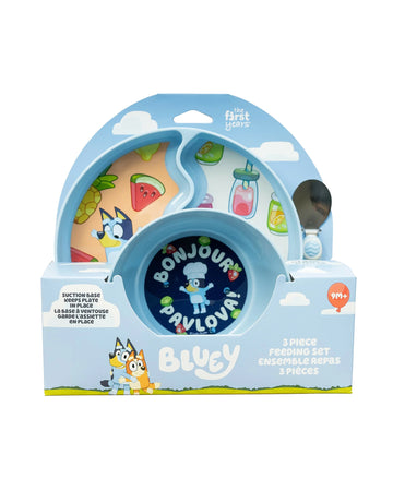 Bluey 3 Piece Mealtime Feeding Set