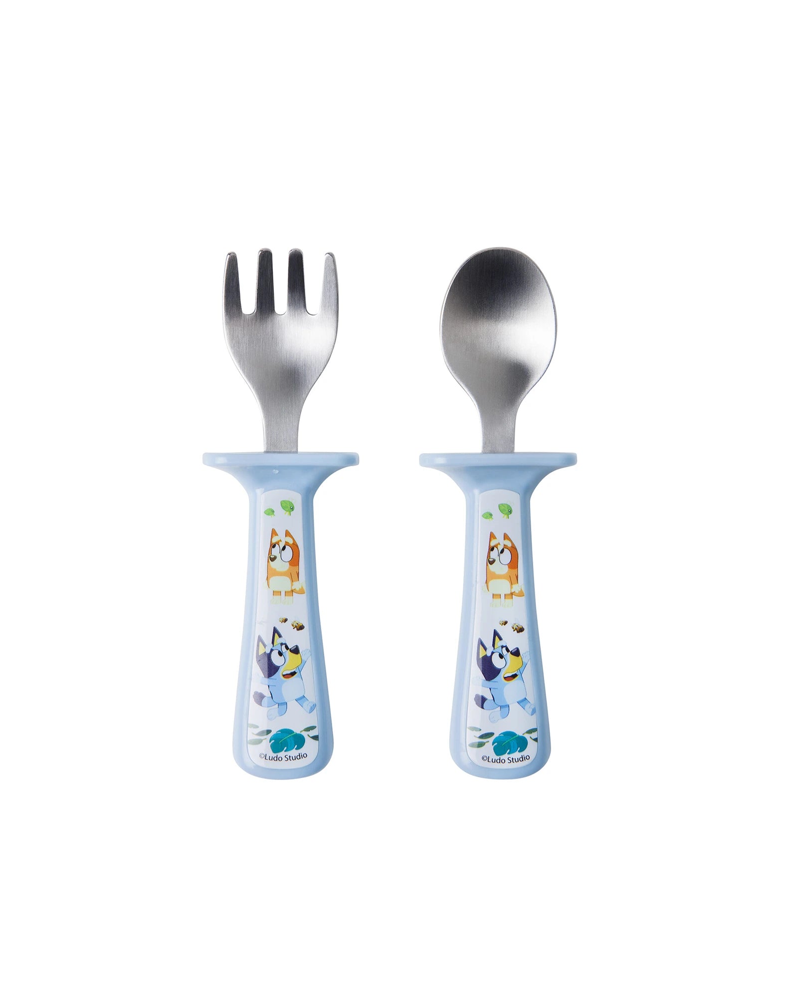 The First Years Bluey Toddler Fork & Spoon Set