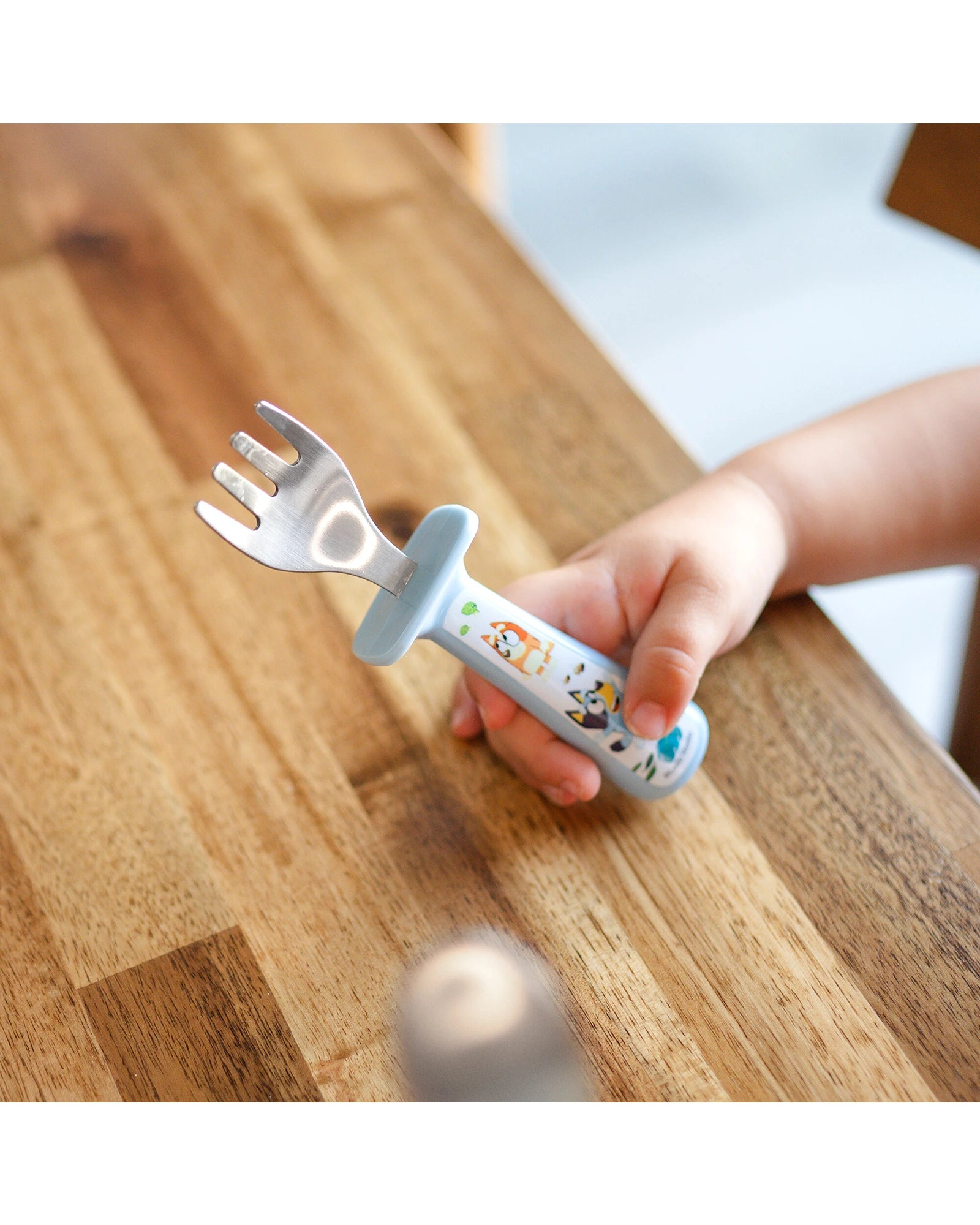 The First Years Bluey Toddler Fork & Spoon Set