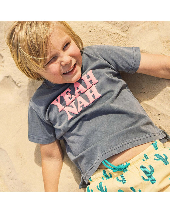 Skwosh Yeah Nah Jnr Regular Tee