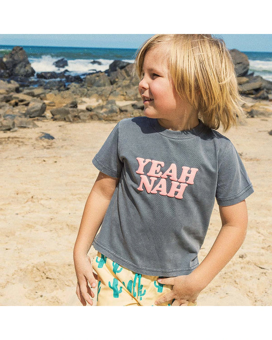 Skwosh Yeah Nah Jnr Regular Tee