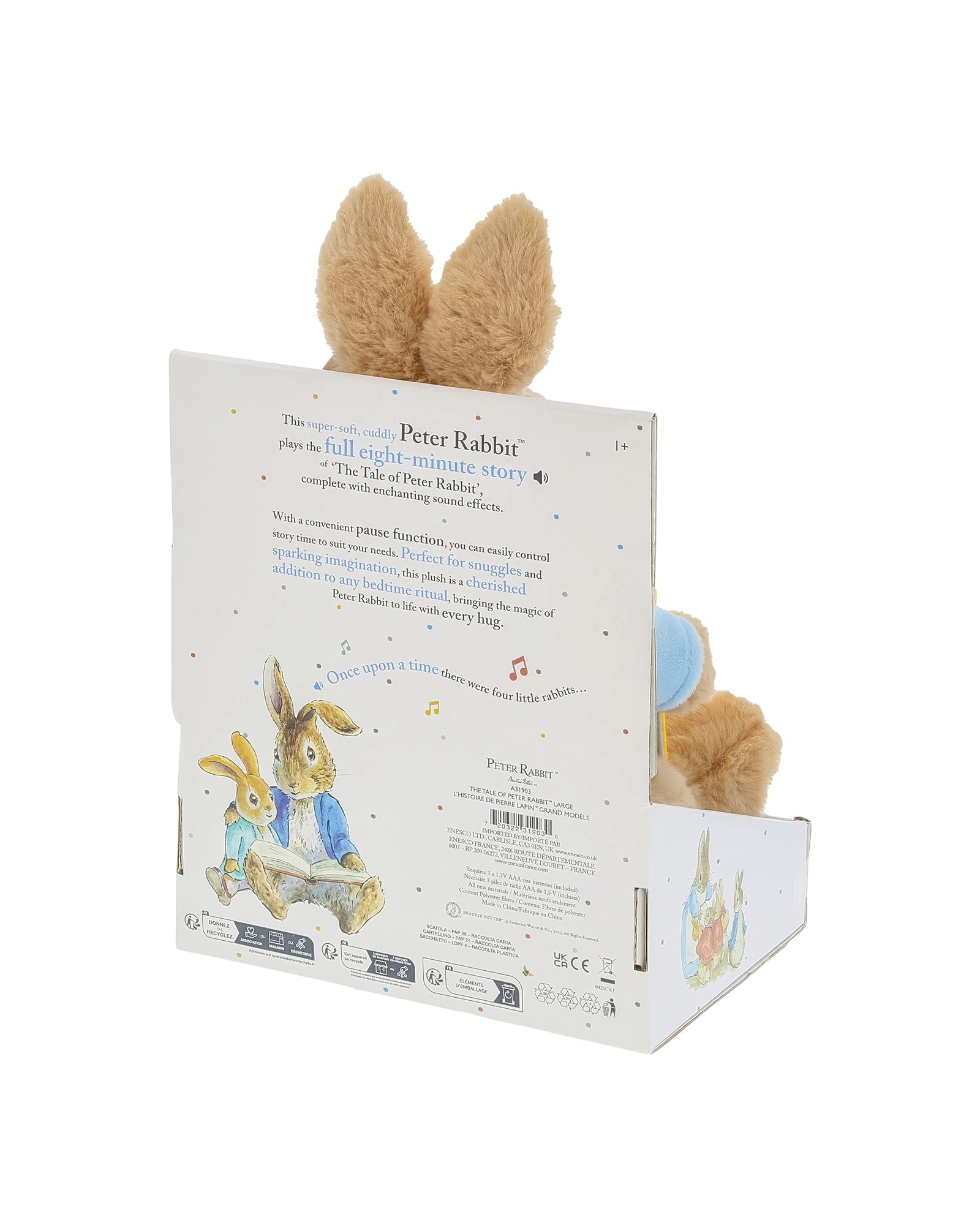 Storytime Peter Rabbit Talking Plush