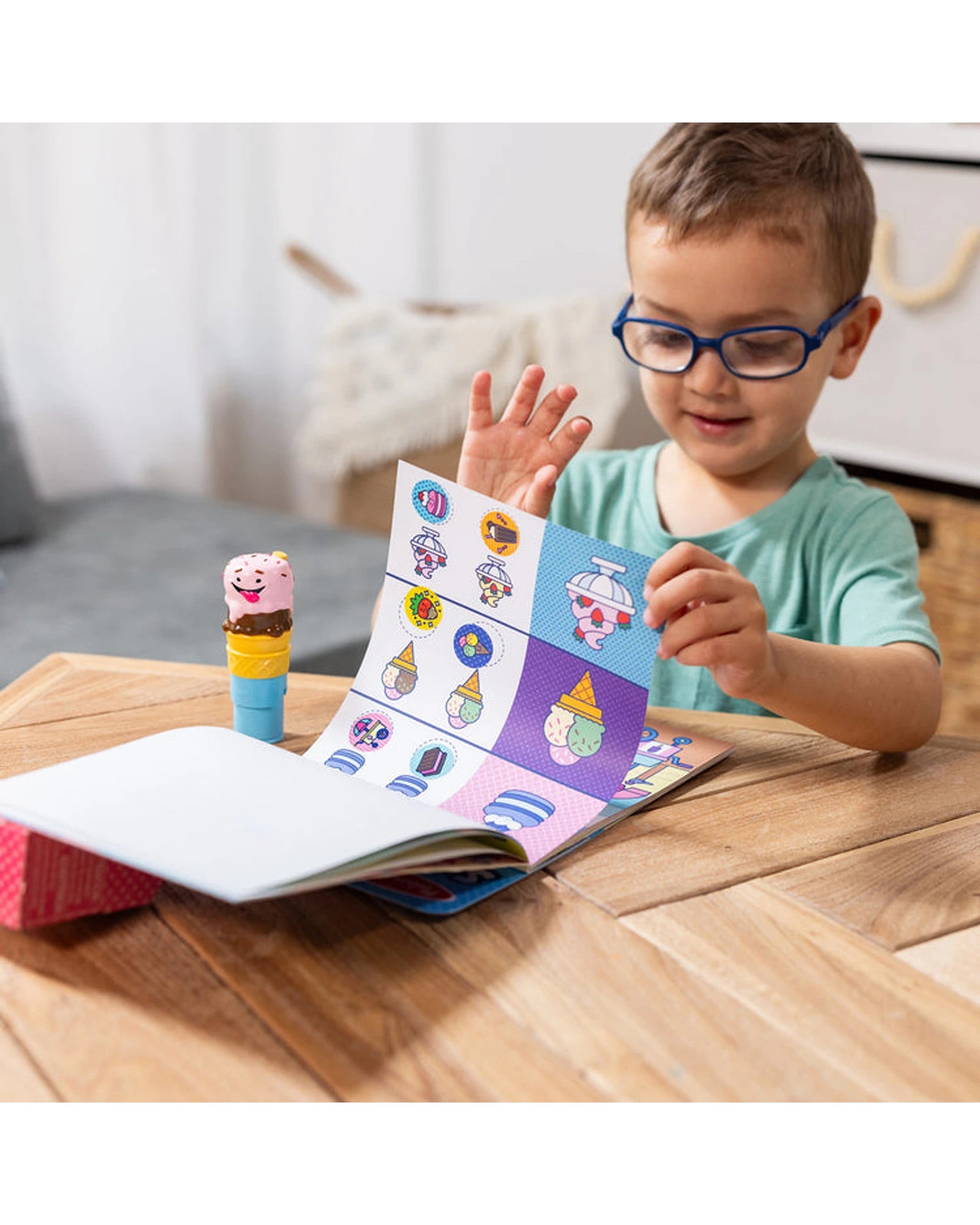 Melissa & Doug Sticker WOW Activity Pad Set Ice Cream