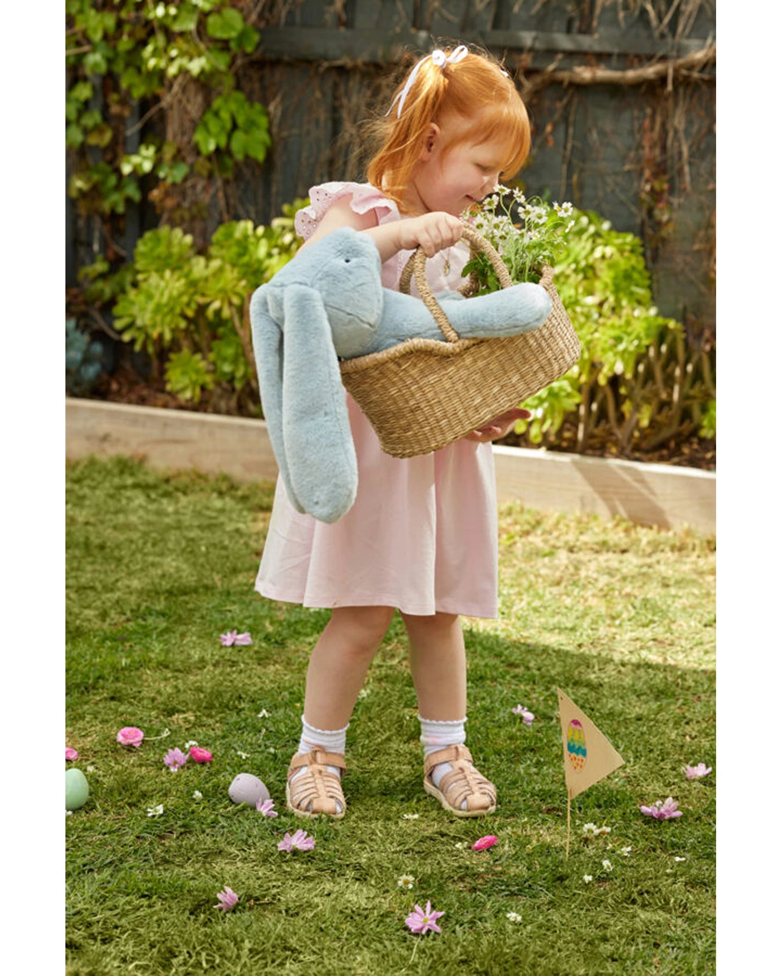Jiggle and Giggle Blue Bunny Medium
