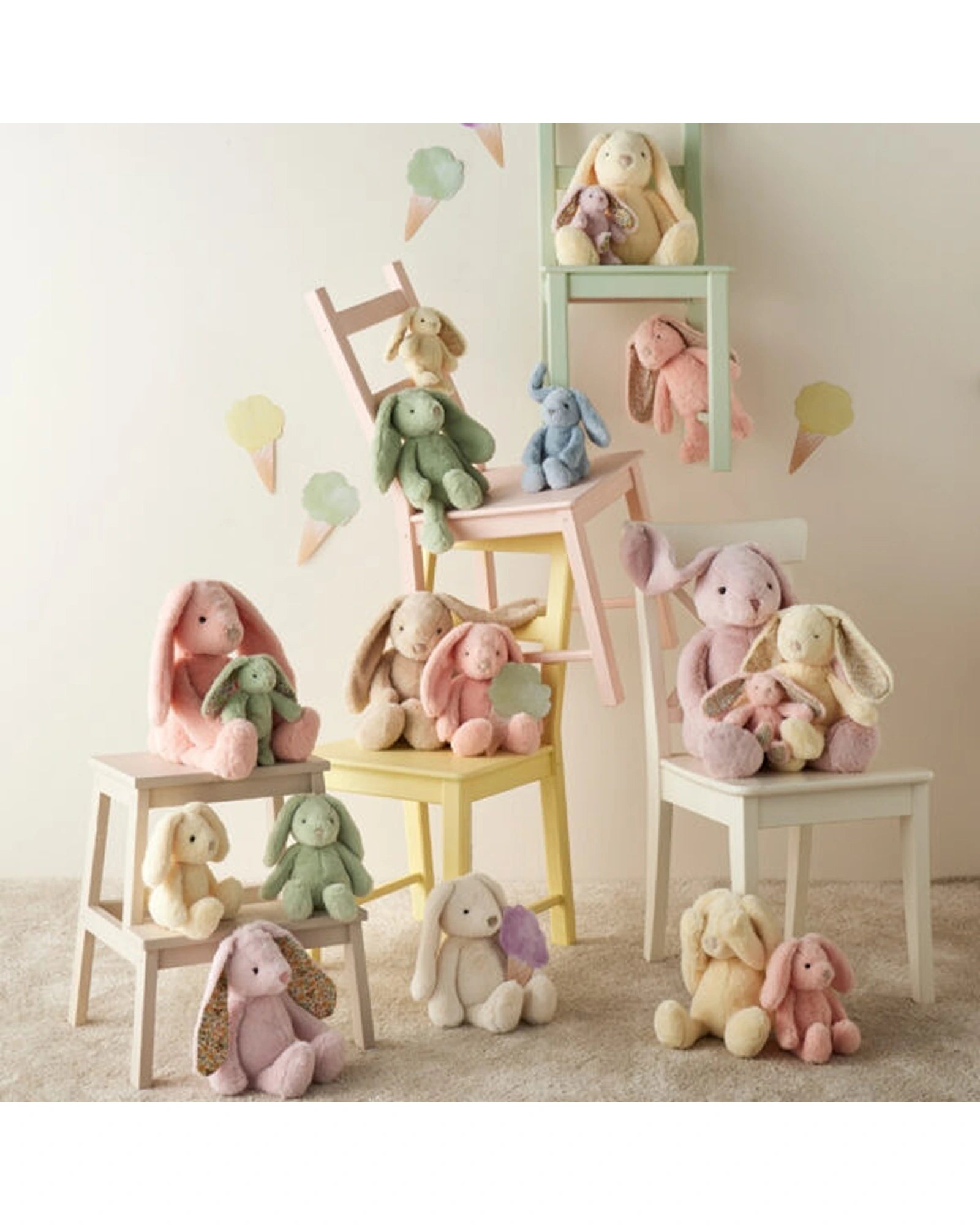 Jiggle and Giggle Blue Bunny Small