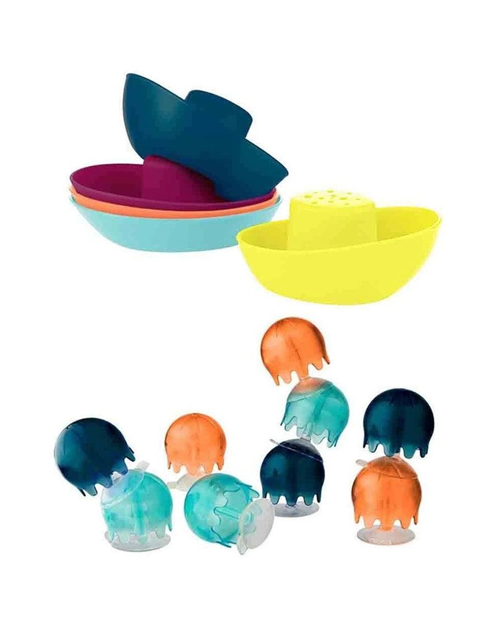 Boon Jellies Suction Cup Bath Toy - Navy